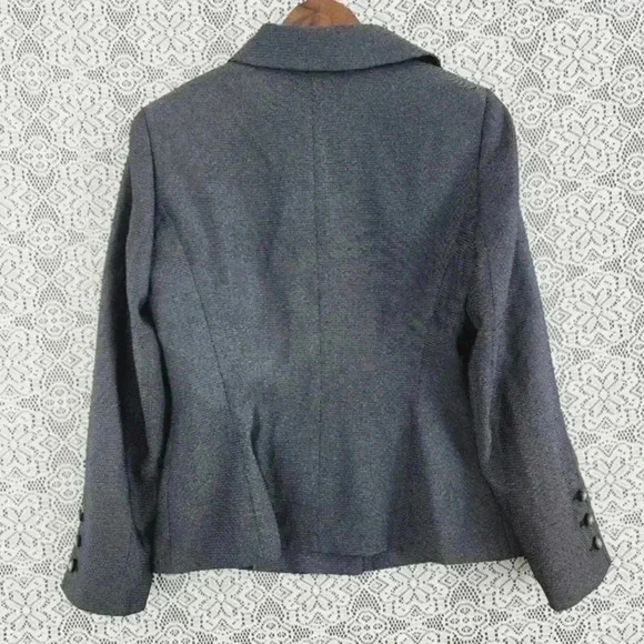 John Meyer Collection Navy Pattern Women's Blazer 12 - Picture 2 of 9